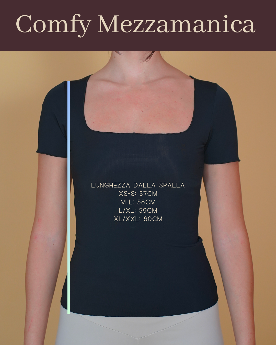 Comfy Top - Mezza Manica
