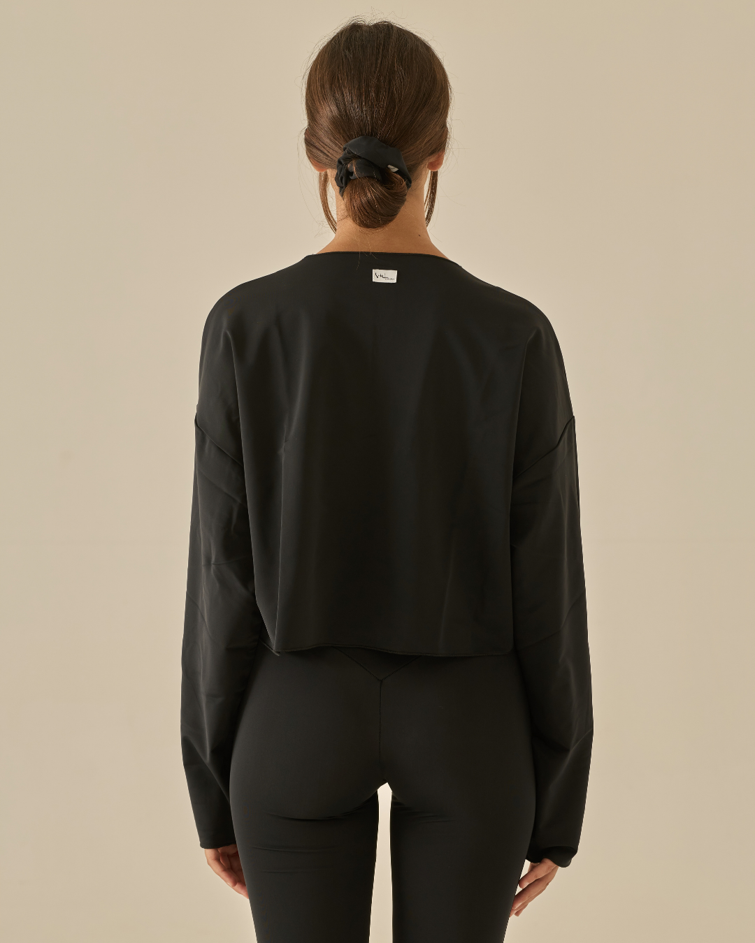 Comfy Maglia Oversize Crop - Nero