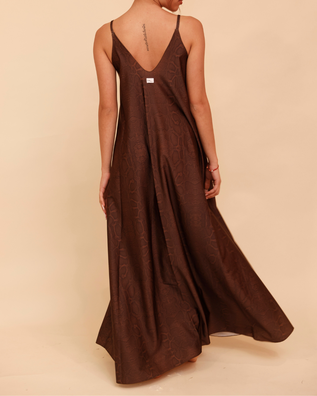 Long Dress in Lycra - Serpente