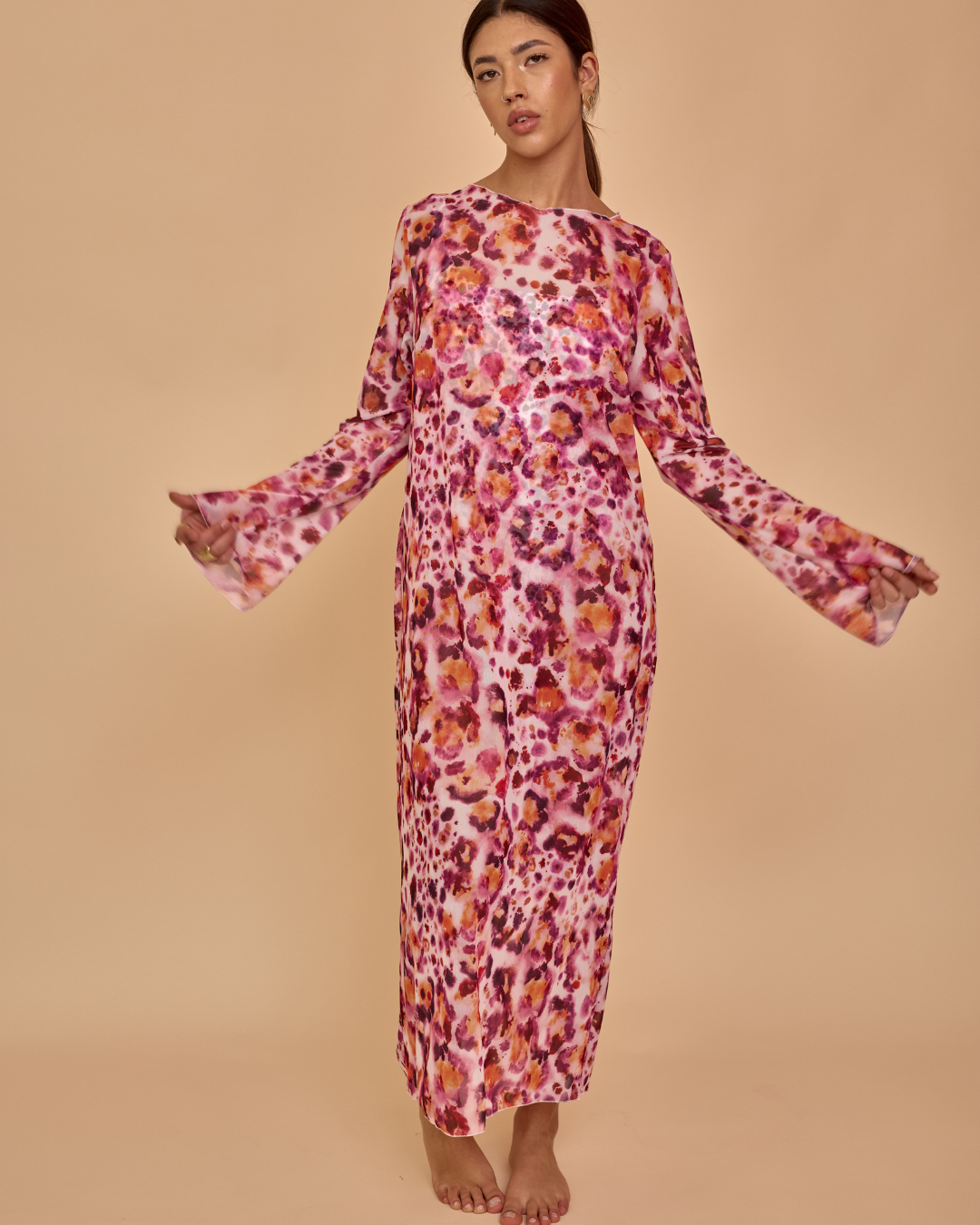 Maxi Dress in Mesh
