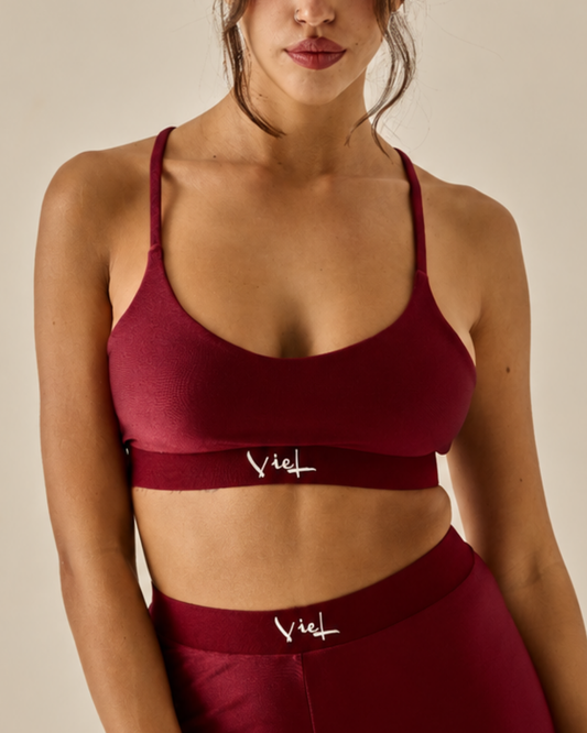 Top Bralette - Borgogna
