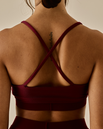 Top Bralette - Borgogna