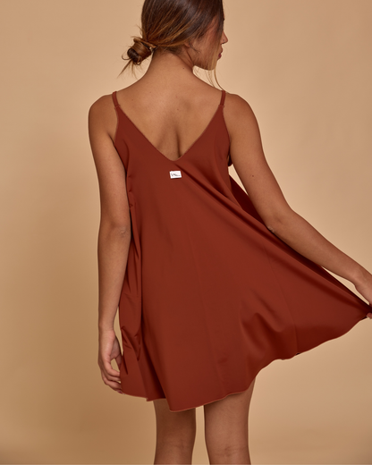 Mini Dress in Lycra - Cioccolato