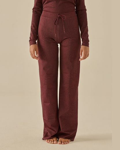 Comfy Jogger - Zebra Bordeaux
