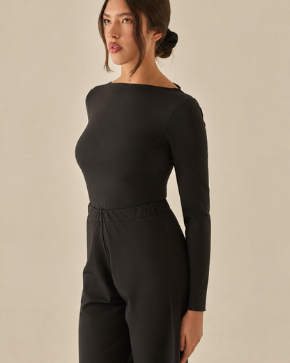 Comfy Maglia - Manica Lunga - Nero