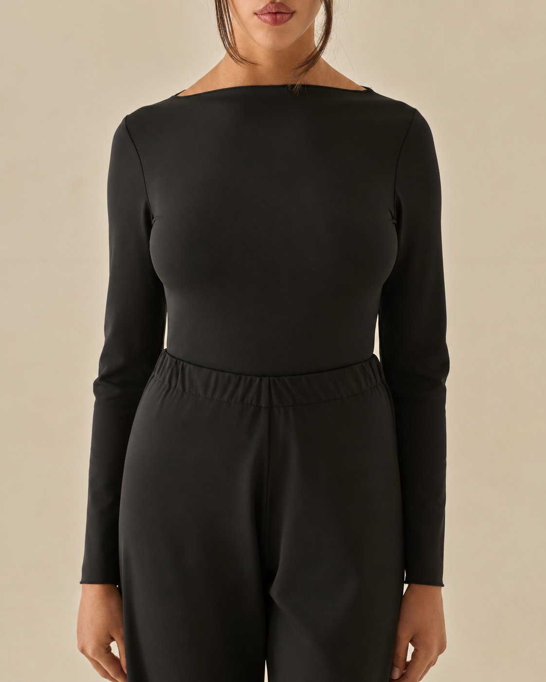 Comfy Maglia - Manica Lunga - Nero