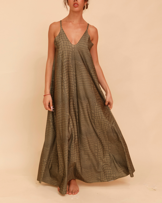 Long Dress in Lycra - Coccodrillo