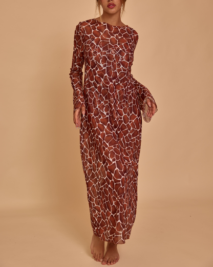 Maxi Dress in Mesh