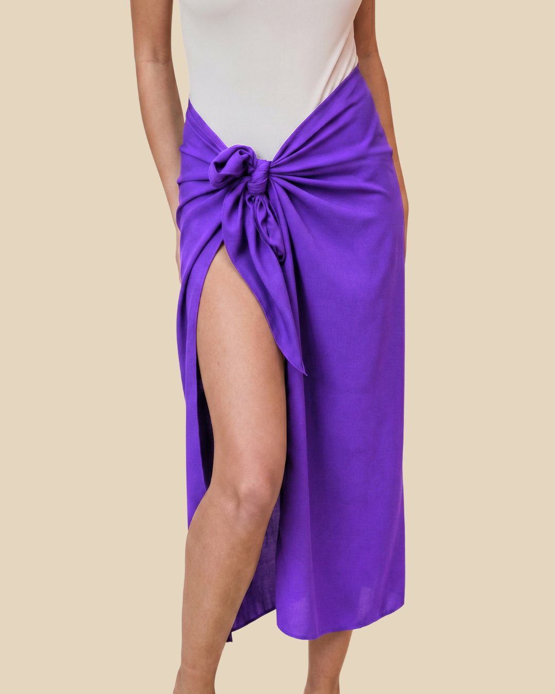 Sarong in Lycra - Violet