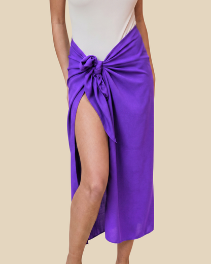 Sarong in Lycra - Violet
