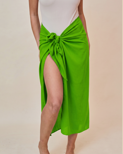 Sarong in Lycra - Kiwi