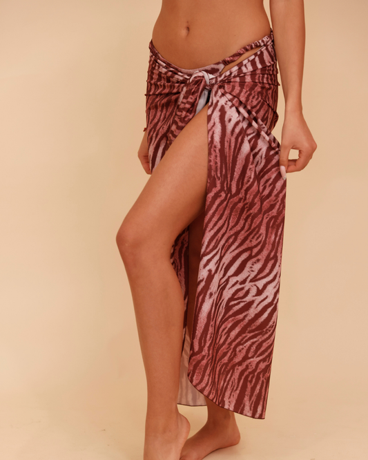 Sarong in Lycra - Tigre Malva