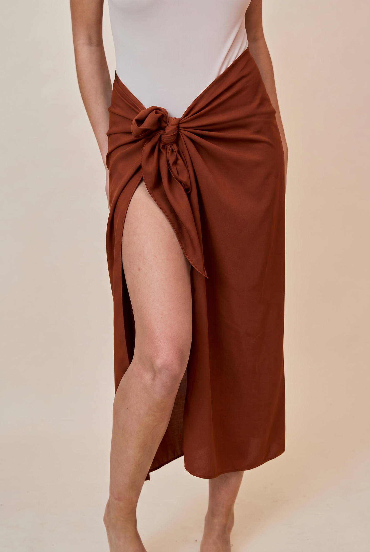 Sarong in Lycra - Cioccolato